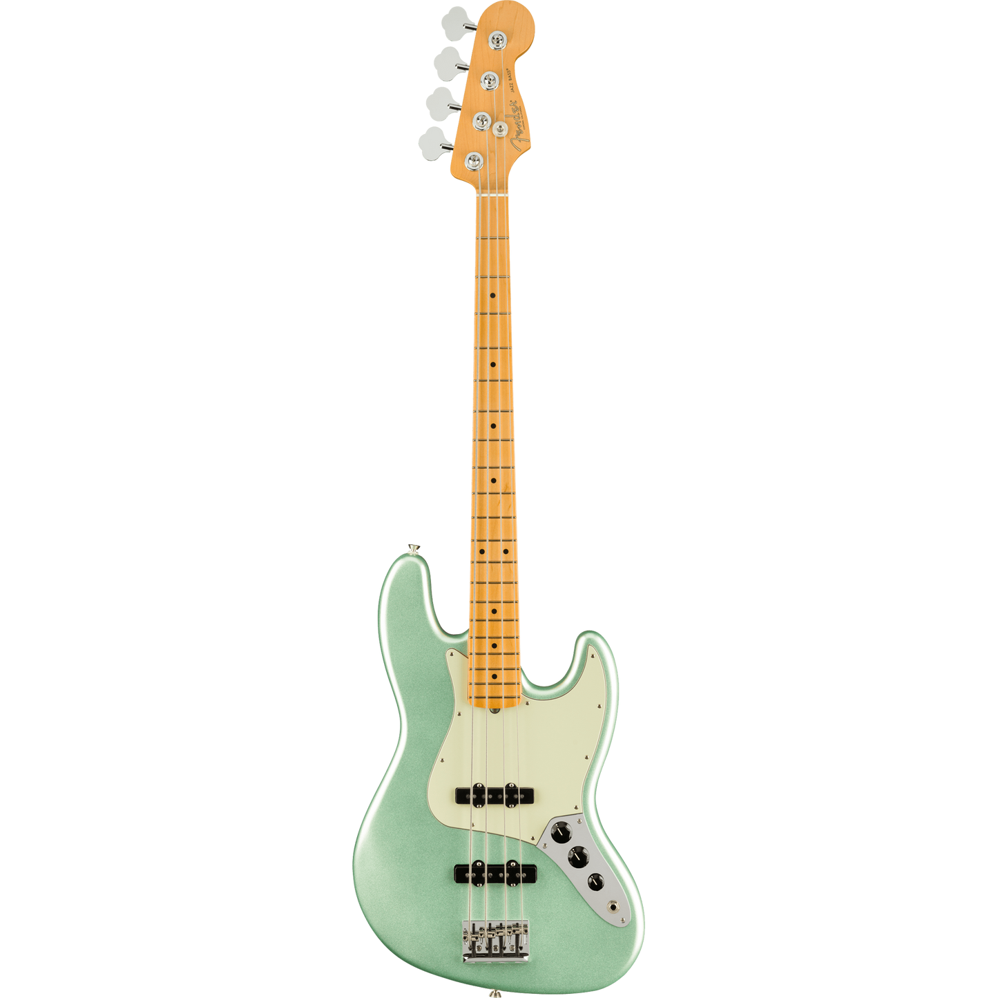 Fender American Professional II Jazz Bass® Electric Bass, Mystic Surf Green