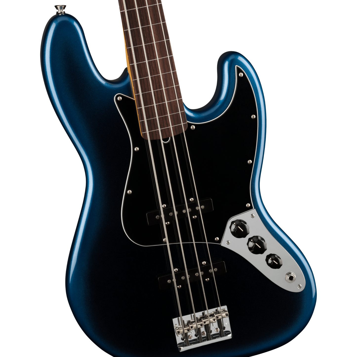 Fender American Professional II Jazz Bass® Fretless Electric Bass, Dark Night