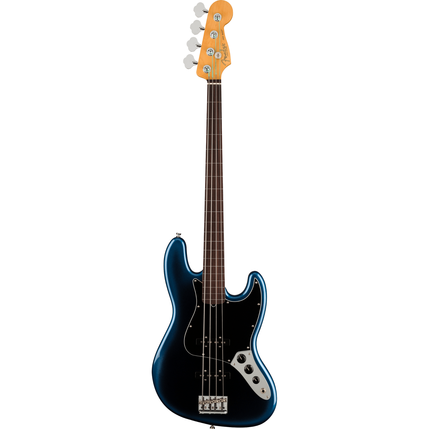 Fender American Professional II Jazz Bass® Fretless Electric Bass, Dark Night