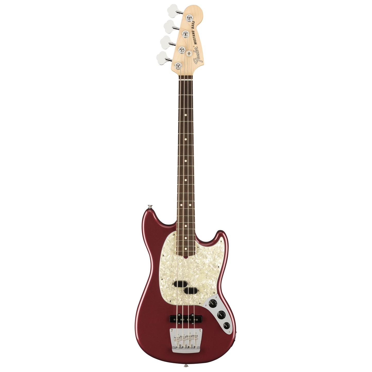 Fender American Performer Mustang Bass in Aubergine