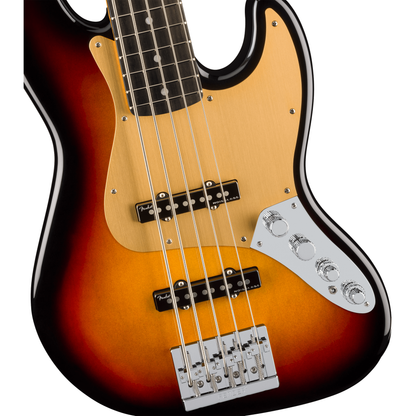 Fender American Ultra II Jazz Bass V - Ebony Fingerboard, Ultraburst