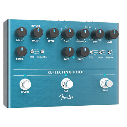 Fender Reflecting Pool Delay and Reverb Pedal