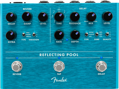 Fender Reflecting Pool Delay and Reverb Pedal