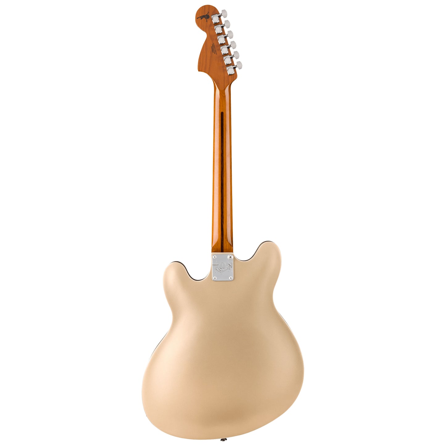 Fender Tom DeLonge Starcaster Semi-Hollow Electric Guitar - Satin Shoreline Gold