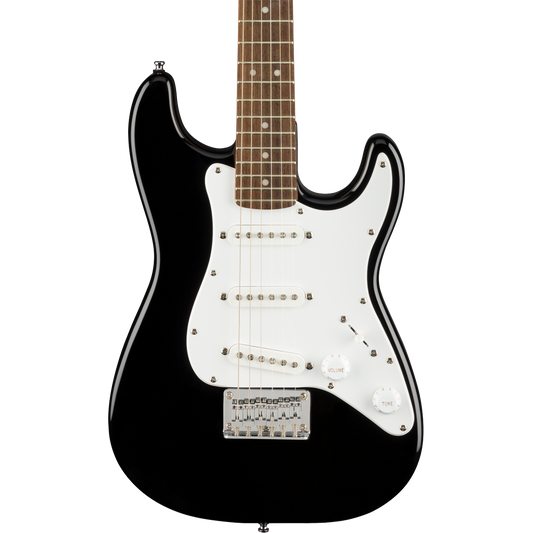 Squier Mini Strat V2 - Black with Laurel Fret Board