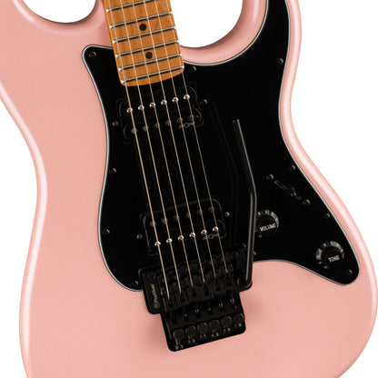 Squier Contemporary Stratocaster HH FR - Black Pickguard, Shell Pink Pearl