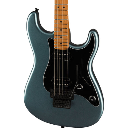 Squier Contemporary Stratocaster® HH FR, Black Pickguard, Gunmetal Metallic