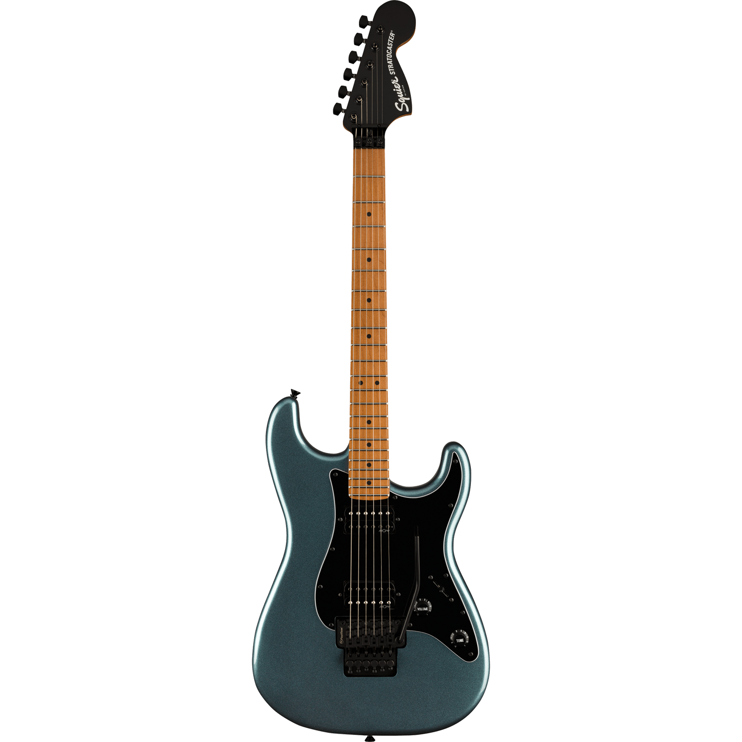 Squier Contemporary Stratocaster® HH FR, Black Pickguard, Gunmetal Metallic