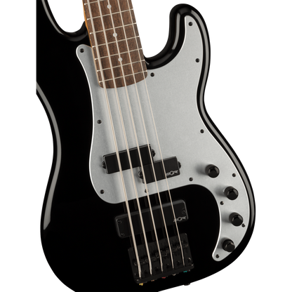 Squier Contemporary Active P Bass 5 String Electric Bass in Black