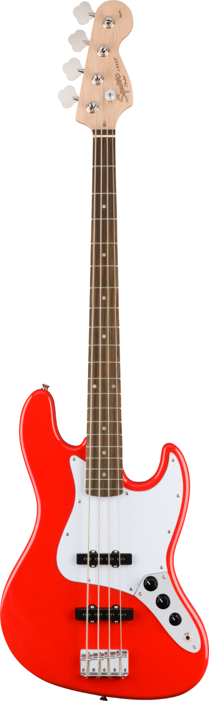 Squier Affinity Series Jazz Bass in Race Red