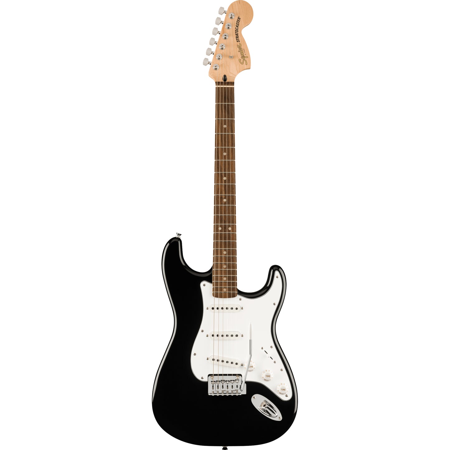 Squier Affinity Series Stratocaster Mustang  Micro Pack - Laurel Fingerboard, Black