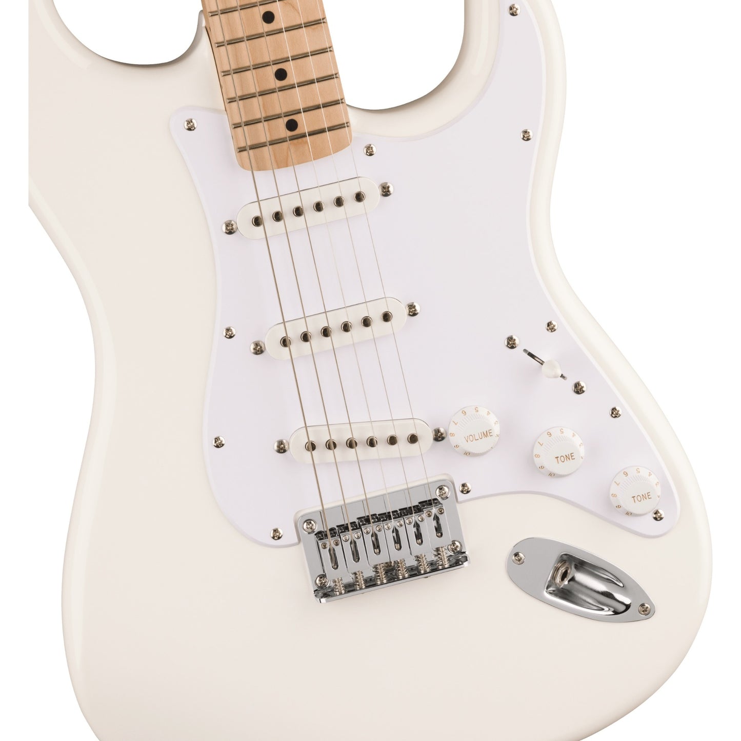 Squier Sonic Stratocaster HT - Maple Fingerboard, White Pickguard, Arctic White