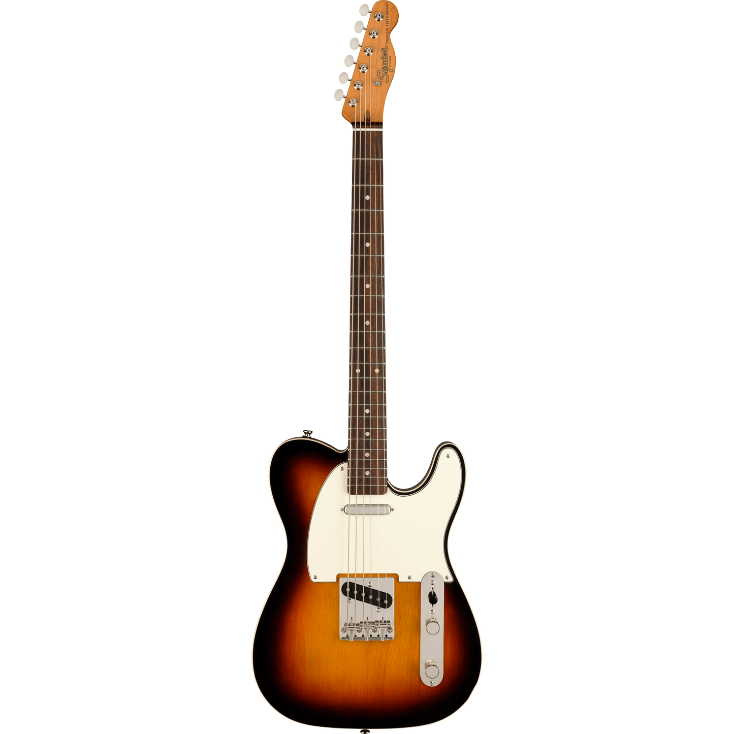 Squier Classic Vibe Baritone Custom Telecaster Electric Guitar, Sunburst