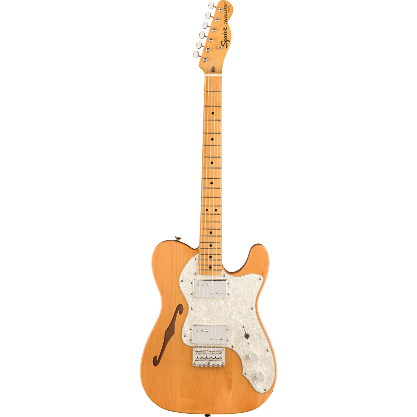 Squier by Fender Classic Vibe 70's Telecaster Thinline Guitar - Maple - Natural