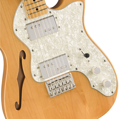 Squier by Fender Classic Vibe 70's Telecaster Thinline Guitar - Maple - Natural