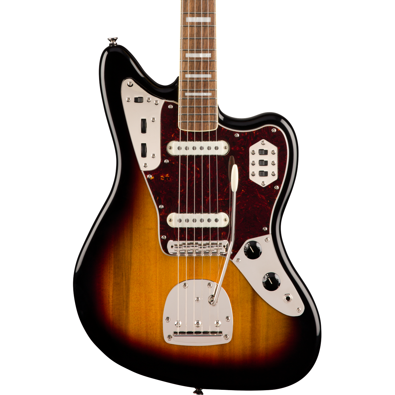 Squier by Fender Classic Vibe 70's Jaguar - Laurel - 3-Tone Sunburst