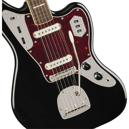 Squier Classic Vibe '70s Jaguar Electric Guitar - Laurel Fingerboard, Black