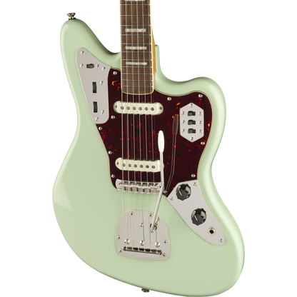 Squier Classic Vibe 70's Jaguar Electric Guitar, Indian Laurel, Surf Green