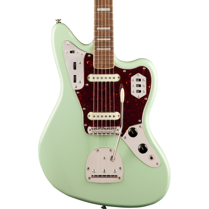 Squier Classic Vibe 70's Jaguar Electric Guitar, Indian Laurel, Surf Green