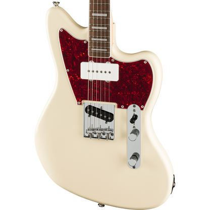 Squier Limited Edition Paranormal Offset Telecaster SJ - Laurel Fingerboard, Tortoiseshell Pickguard, Olympic White