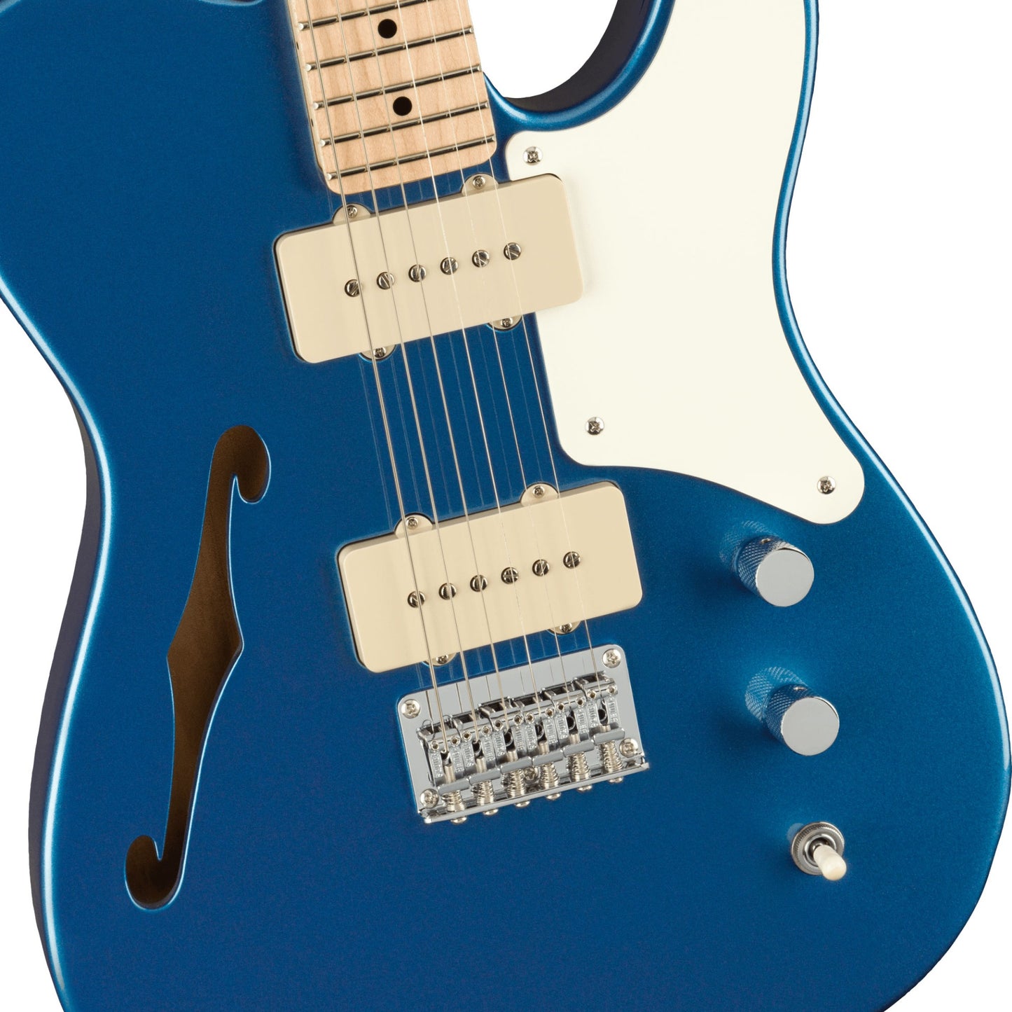 Squier Paranormal Cabronita Telecaster Thinline in Lake Placid Blue