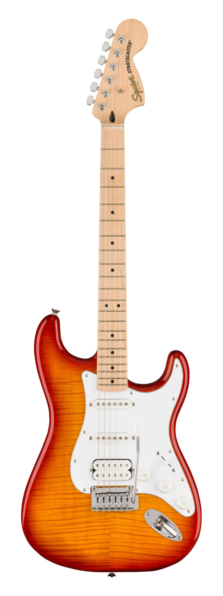 Squier Affinity Series Stratocaster FMT HSS Electric Guitar in Sienna Sunburst