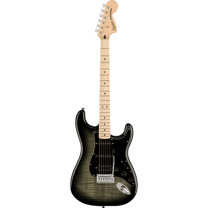 Squier Affinity Series Stratocaster FMT HSS Electric Guitar in Black Burst