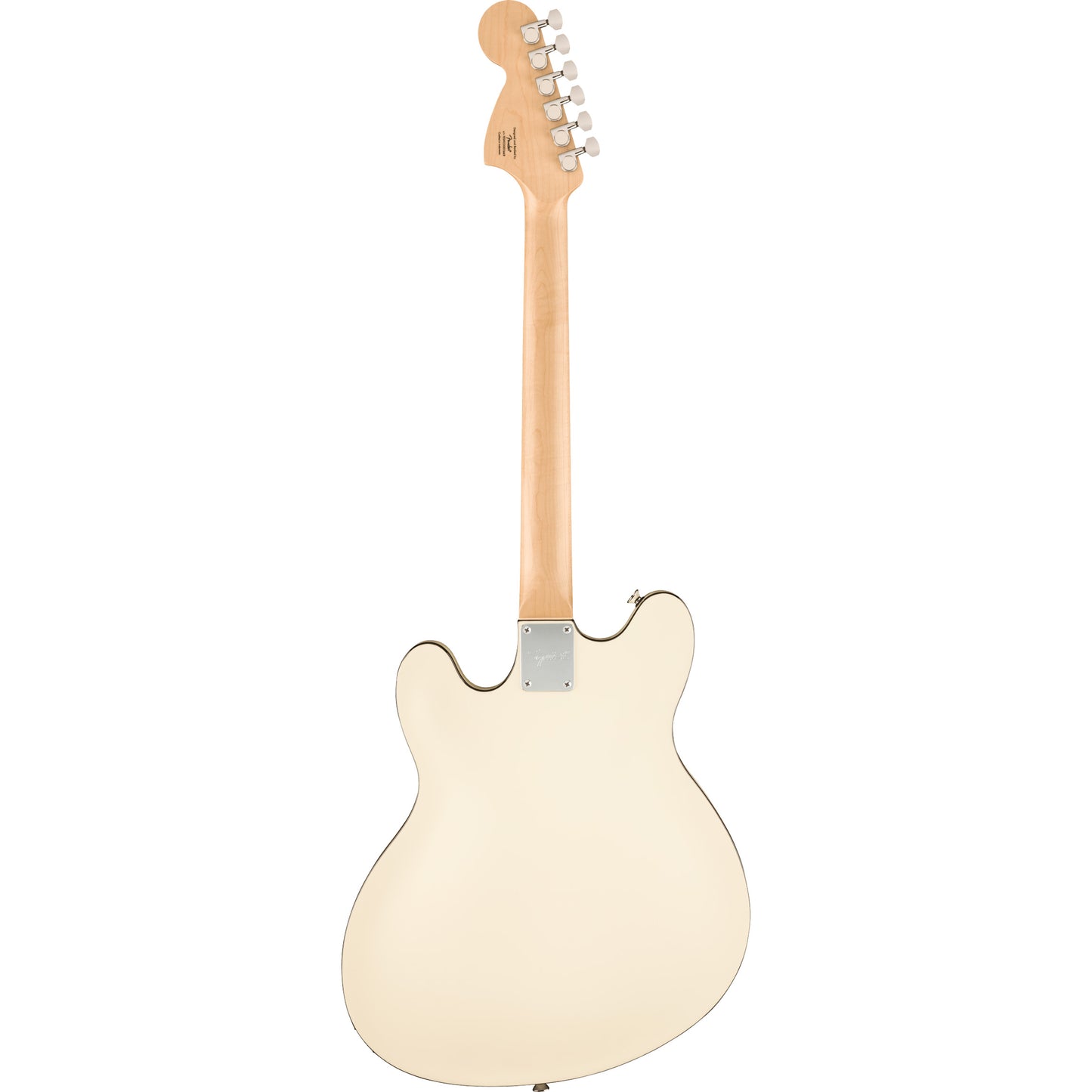 Squier Affinity Series Starcaster Deluxe Semi-Hollowbody - Laurel Fingerboard, Olympic White