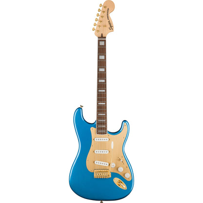 Squier 40th Anniversary Strat, Gold Edition, Lake Placid Blue