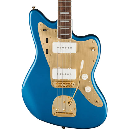 Squier 40th Anniversary Jazzmaster, Gold Edition, Lake Placid Blue