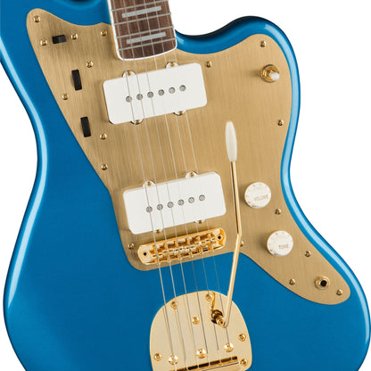 Squier 40th Anniversary Jazzmaster, Gold Edition, Lake Placid Blue