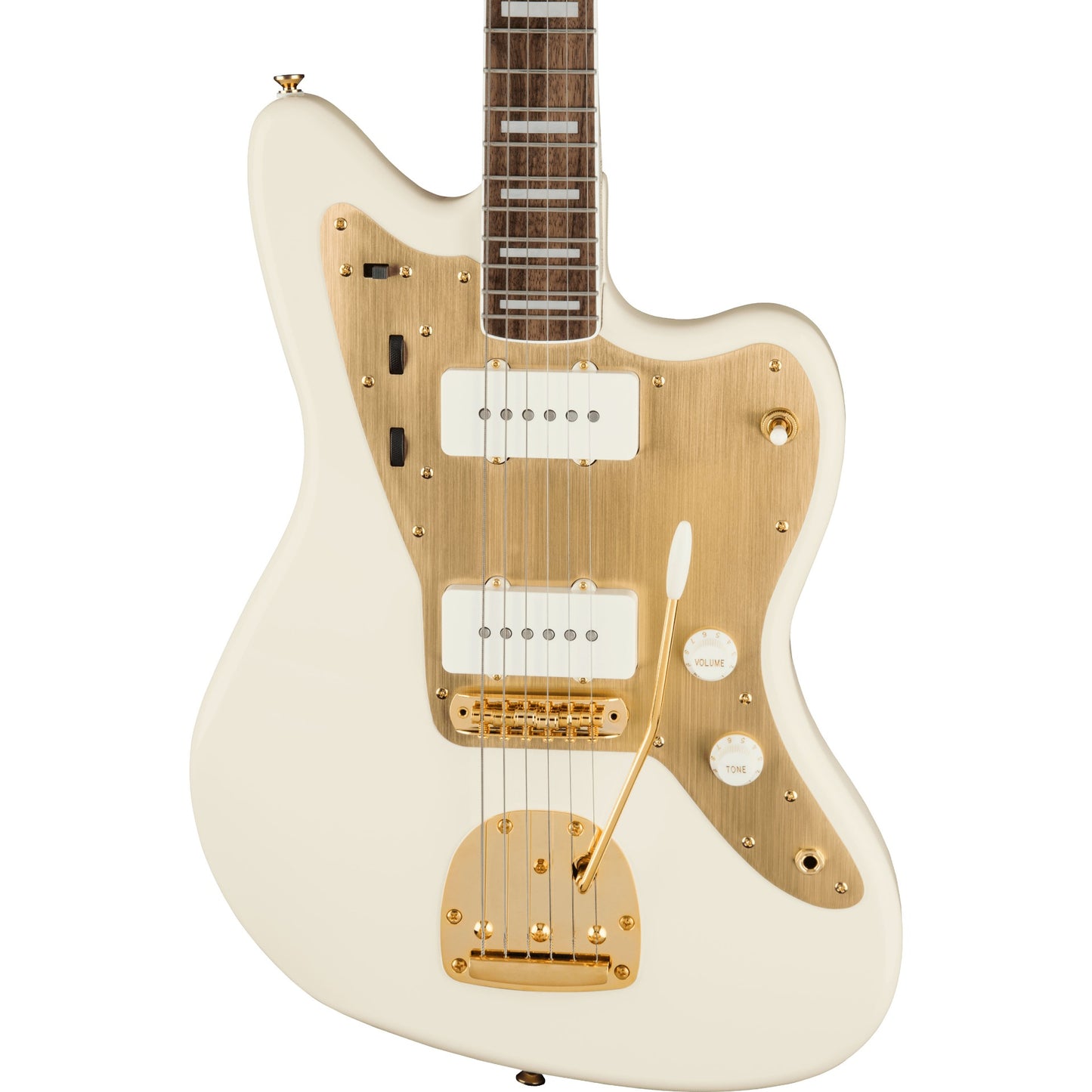 Squier 40th Anniversary Jazzmaster, Gold Edition, Olympic White