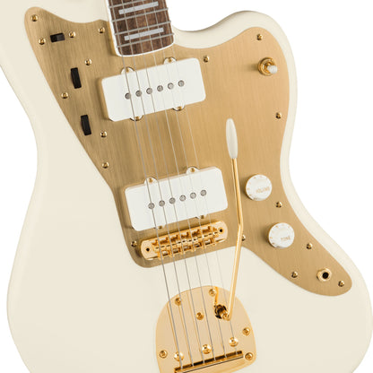 Squier 40th Anniversary Jazzmaster, Gold Edition, Olympic White