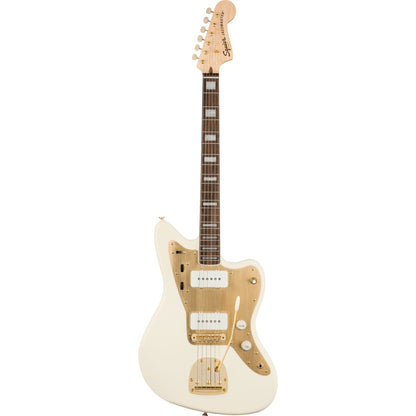 Squier 40th Anniversary Jazzmaster, Gold Edition, Olympic White