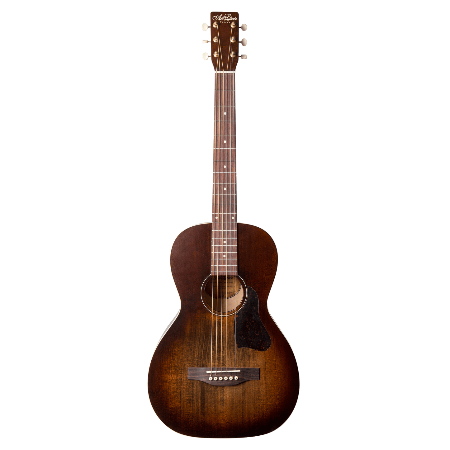 Art & Lutherie Roadhouse Parlor Bourboun Burst Acoustic-Electric Guitar