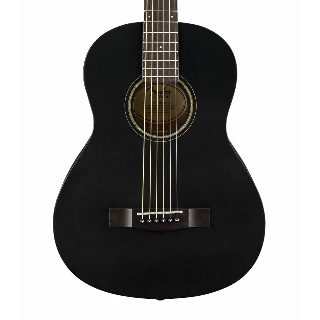 Fender MA-1 Matte Black 3/4 Size Acoustic Guitar