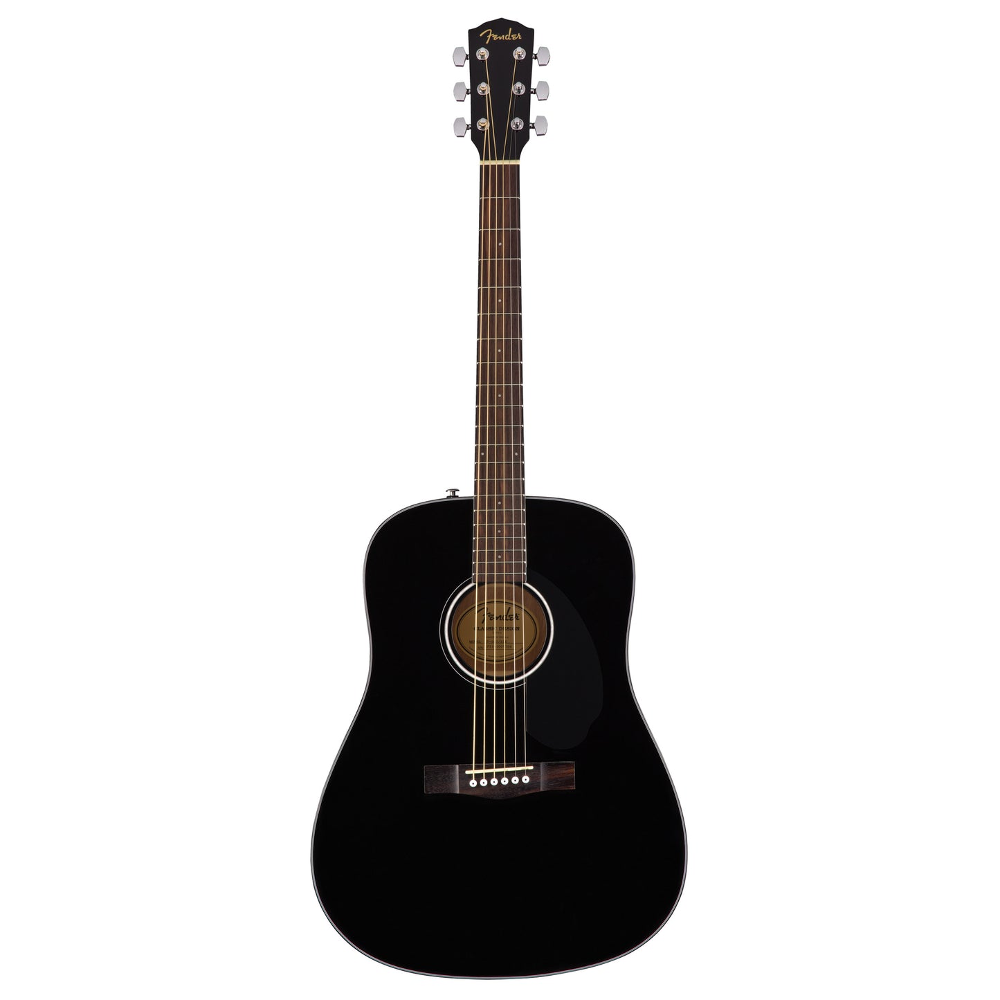 Fender CD-60S Classic Dreadnought Acoustic Guitar - Black