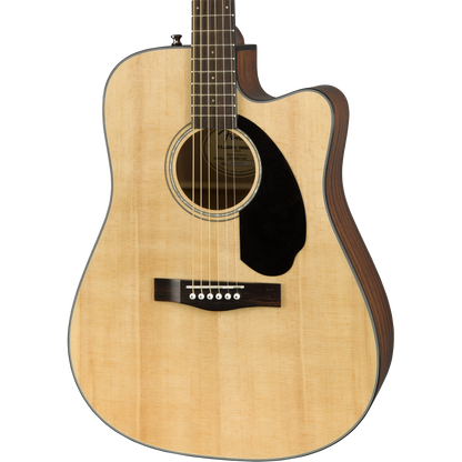 Fender CD60SCE Classic Design Dreadnought Acoustic Electric Guitar, Natural