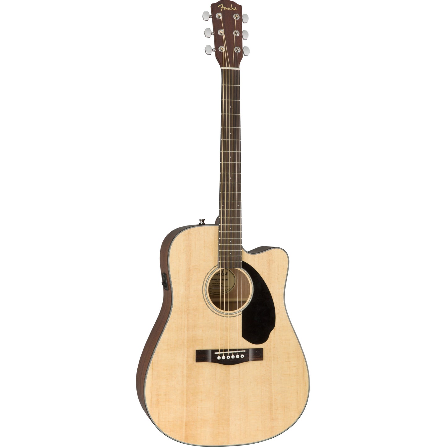 Fender CD60SCE Classic Design Dreadnought Acoustic Electric Guitar, Natural