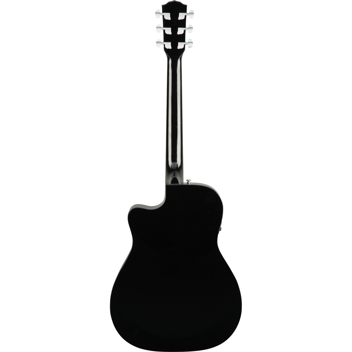 Fender CC-60SCE Concert Acoustic Electric Guitar - Walnut Fingerboard, Black