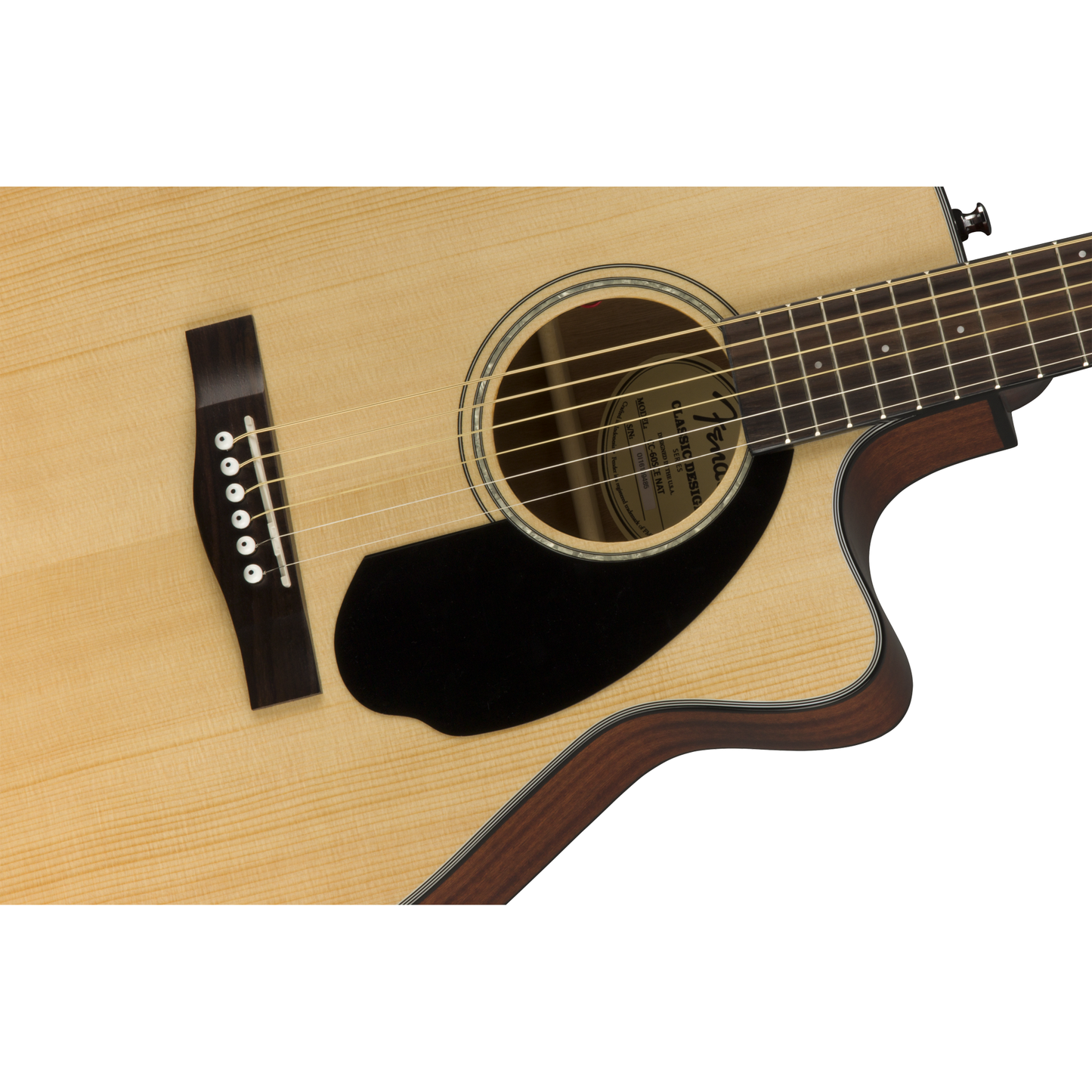 Fender CC-60SCE Concert Acoustic Electric Guitar - Walnut Fingerboard, Natural