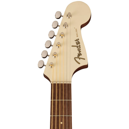 Fender Malibu Player- Olympic White, Walnut Fingerboard, Tortoiseshell Pickguard