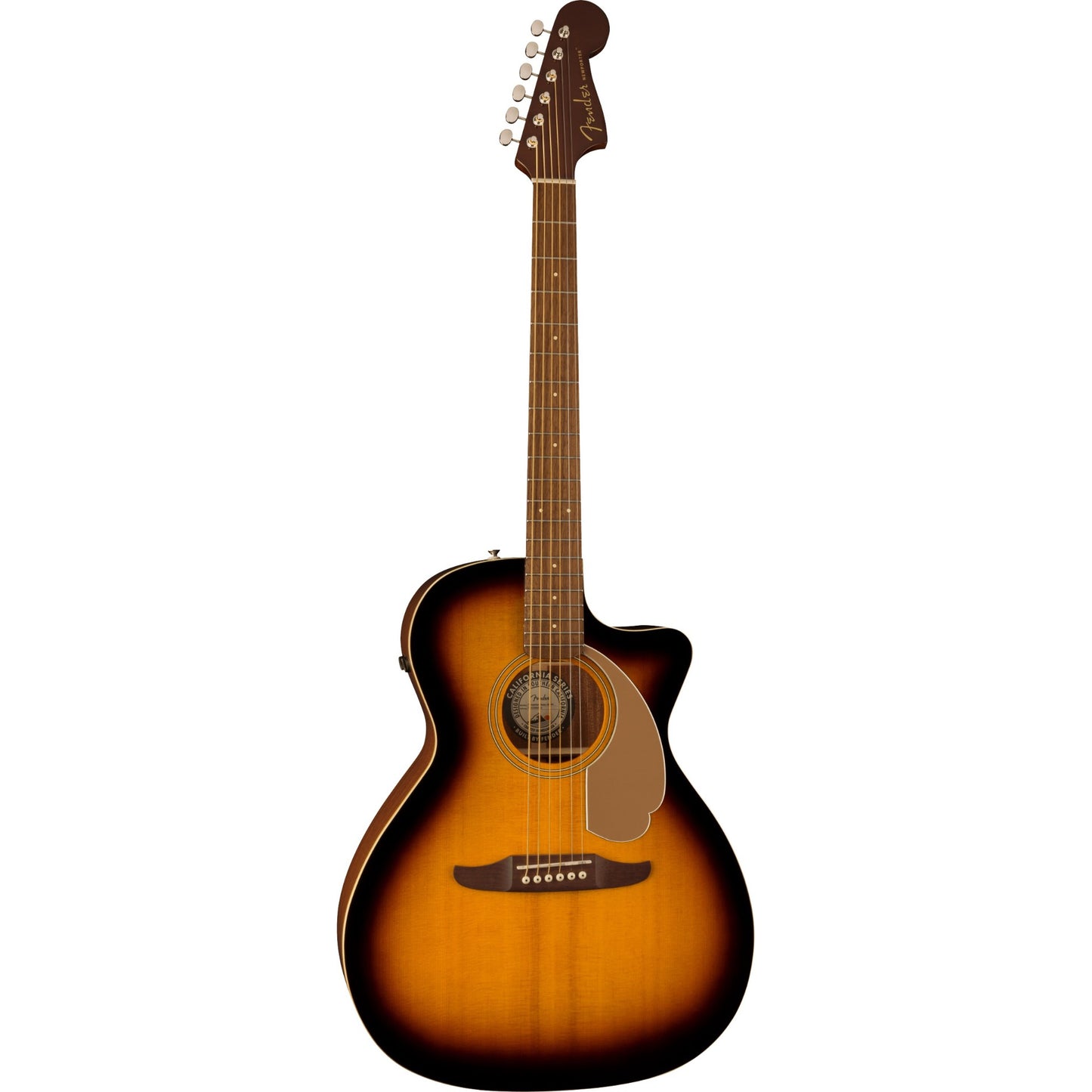 Fender Newporter Player Acoustic Electric Guitar - Sunburst, Walnut Fingerboard