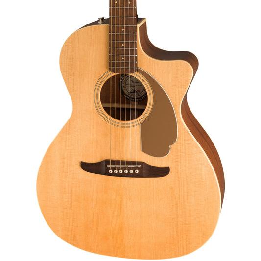 Fender Newporter Player Acoustic Electric Guitar - Natural, Walnut Fingerboard