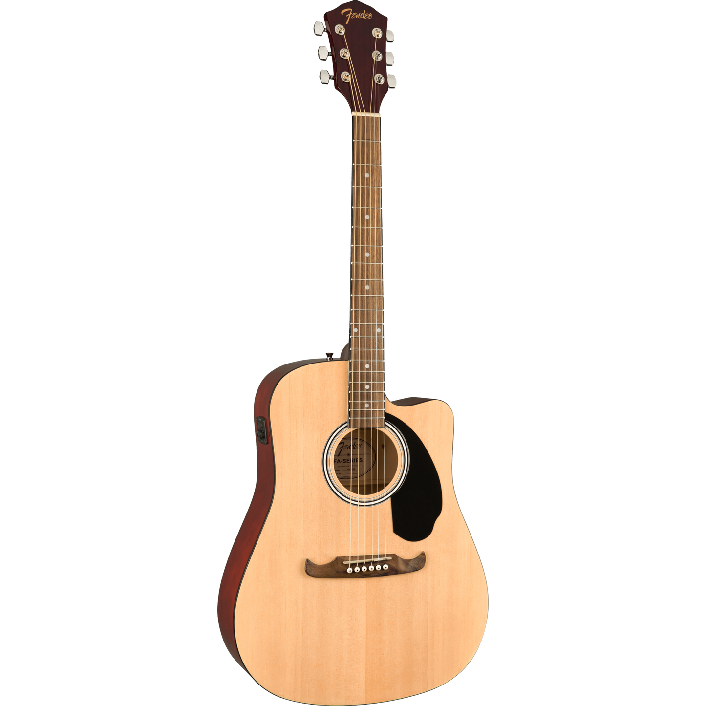 Fender FA-125CE Dreadnought Acoustic Electric - Walnut Fingerboard, Natural