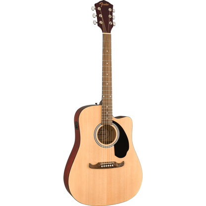 Fender FA-125CE Dreadnought Acoustic Electric - Walnut Fingerboard, Natural