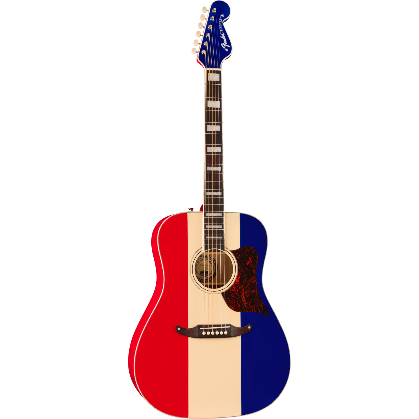 Fender Buck Owens Kingman Acoustic Electric Guitar - Red White and Blue