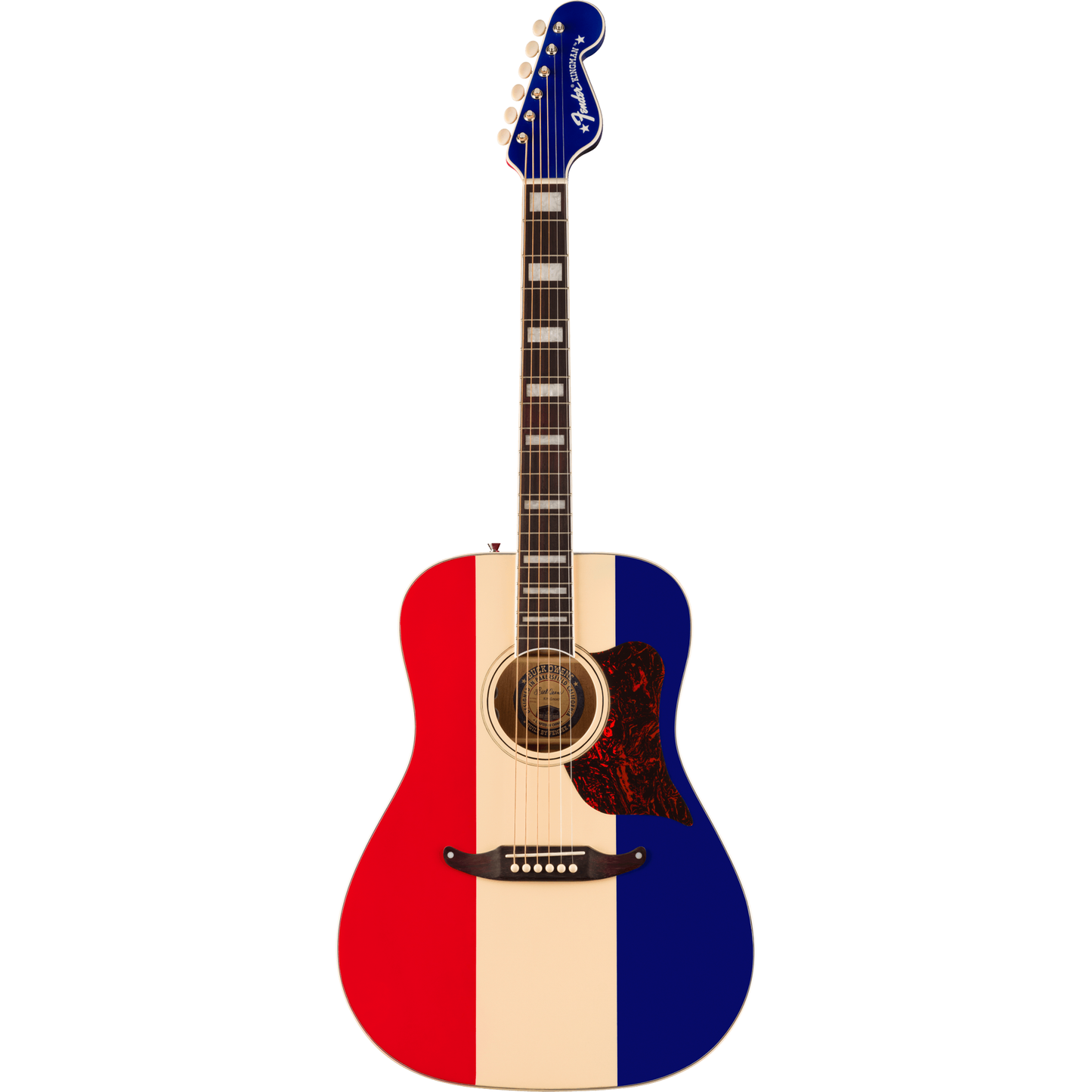 Fender Buck Owens Kingman Acoustic Electric Guitar - Red White and Blue