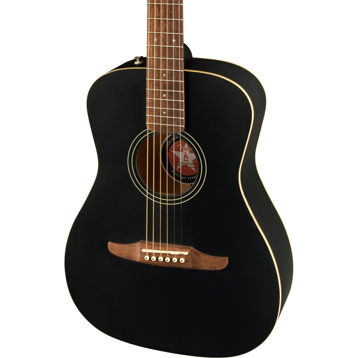 Fender Joe Strummer Campfire Acoustic Electric Guitar in Matte Black