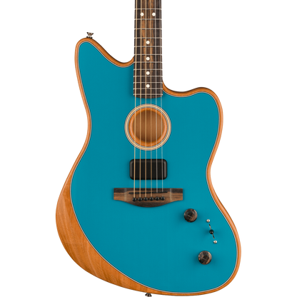 Fender Acoustasonic Jazzmaster Acoustic Electric Hybrid Guitar - Ocean Turquoise